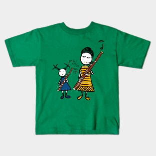 Bassoon teacher 2 Kids T-Shirt